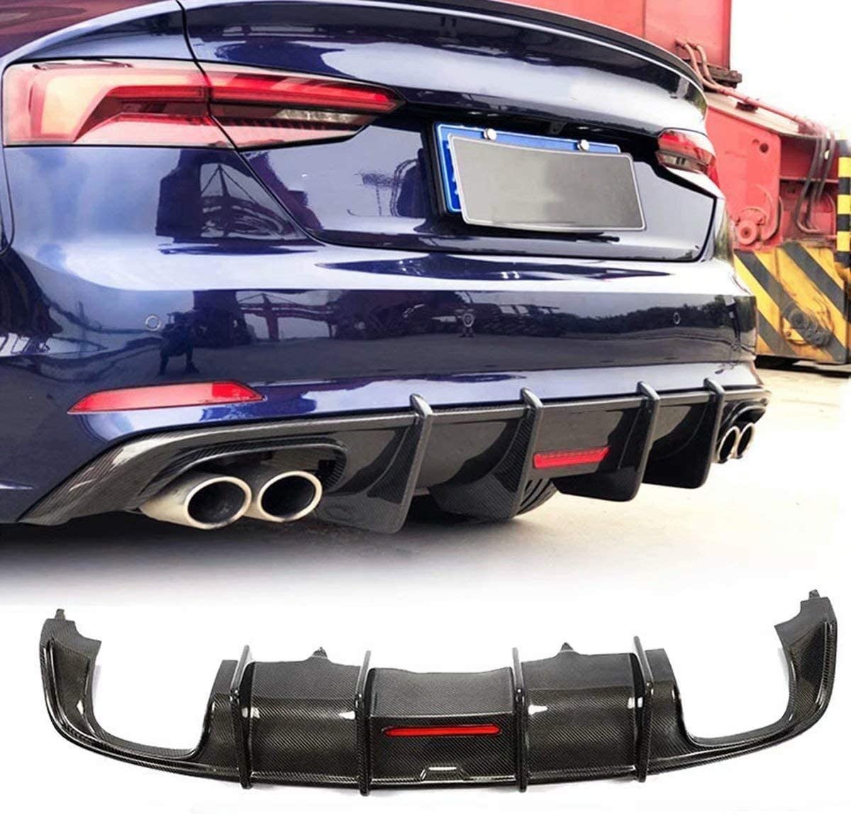 Carbon Fiber Rear Diffuser For Audi A5 S5 B9 2017 2018 2019 2020