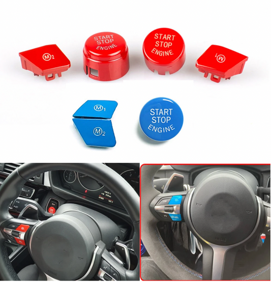 M1 M2 Switch Replace Engine Button For BMW M3 M4 M5 M6 X5M X6M F80 F82 F83 F10 F06 F15 F16