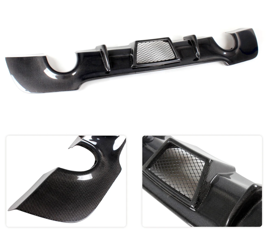 BMW E92 M Sport Coupe Bumper 2008 - 2011 Carbon Fiber Rear Diffuser